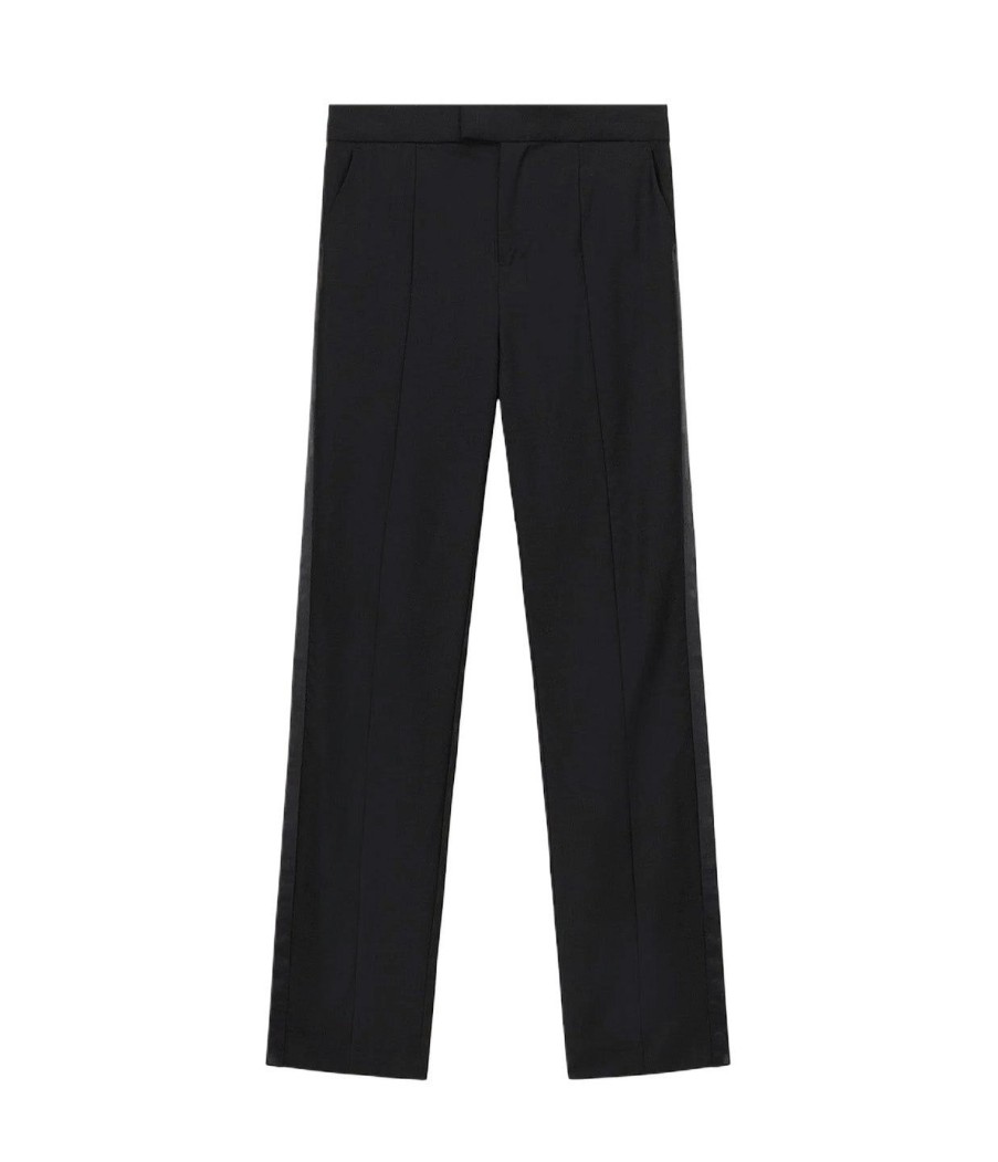 Clothing Staud | Carnaby Tuxedo Pant In Black