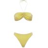 Clothing Oseree | Lumiere Bandeau Bikini In Citron