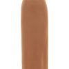 Clothing Vince | Ribbed Knit Skirt In Chestnut