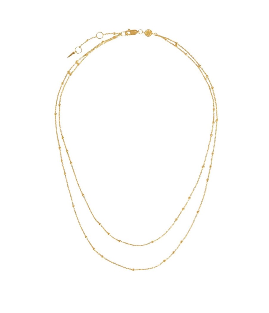 Accessories Missoma | Double Chain Necklace In Gold