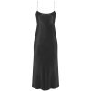 Clothing Refine | Carolyn Silk Slip Maxi Dress In Black