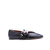 Shoes Le Monde Beryl | Claudia Leather Slipper In Black