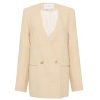 Clothing Friends with Frank | Candice Cotton Blazer In Basket Weave