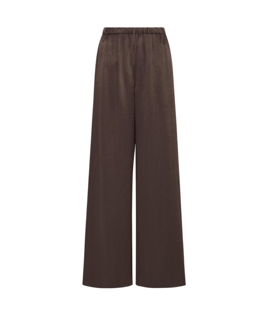 Clothing Friends with Frank | Diane Triacetate Pants In Chocolate