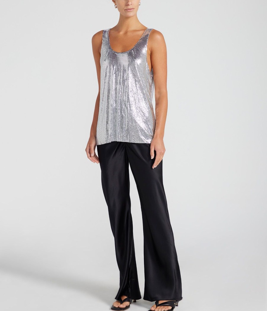 Clothing Michael Lo Sordo | Chainmail Tank In Silver