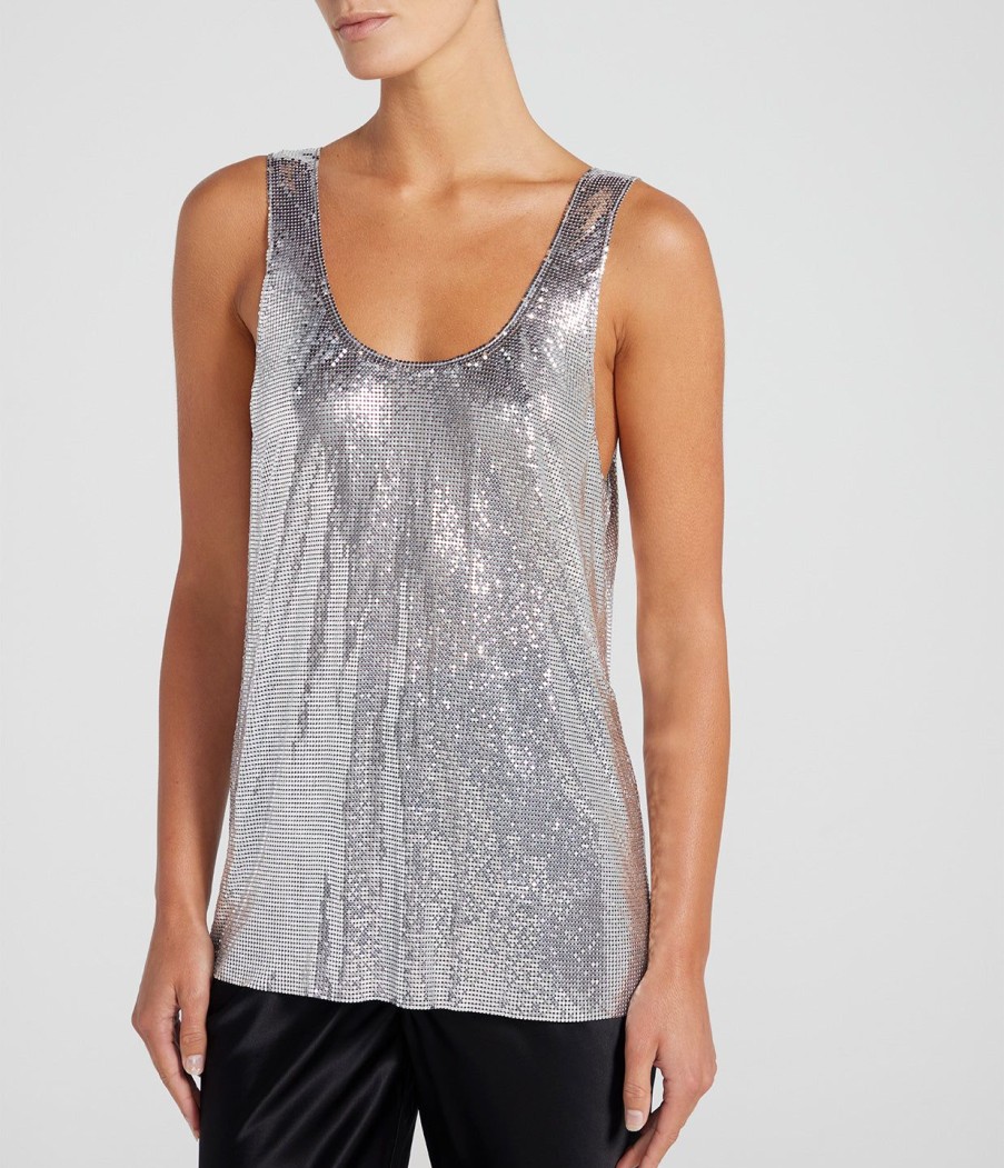 Clothing Michael Lo Sordo | Chainmail Tank In Silver