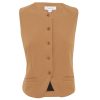 Clothing Beaufille | Rubens Tailored Vest In Camel