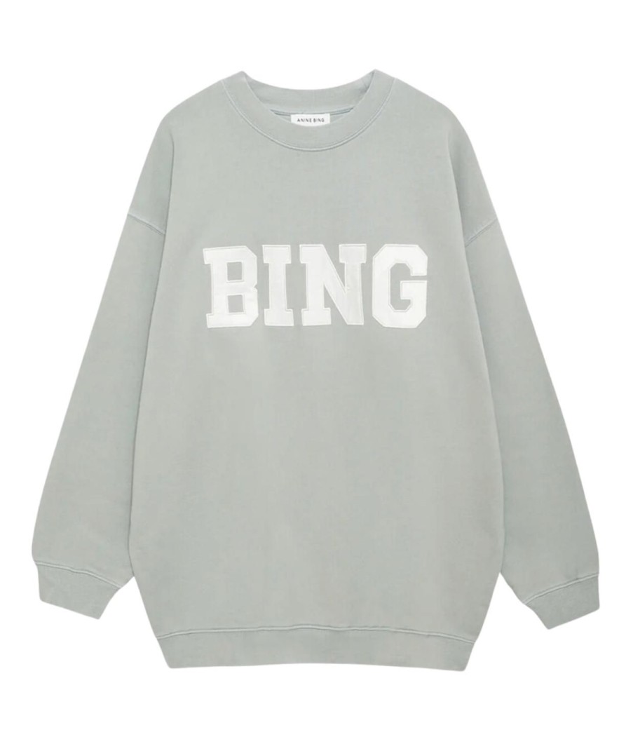 Clothing Anine Bing | Tyler Sweatshirt In Sage Green