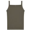 Clothing Flore Flore | May Square Neck Cami In Moss