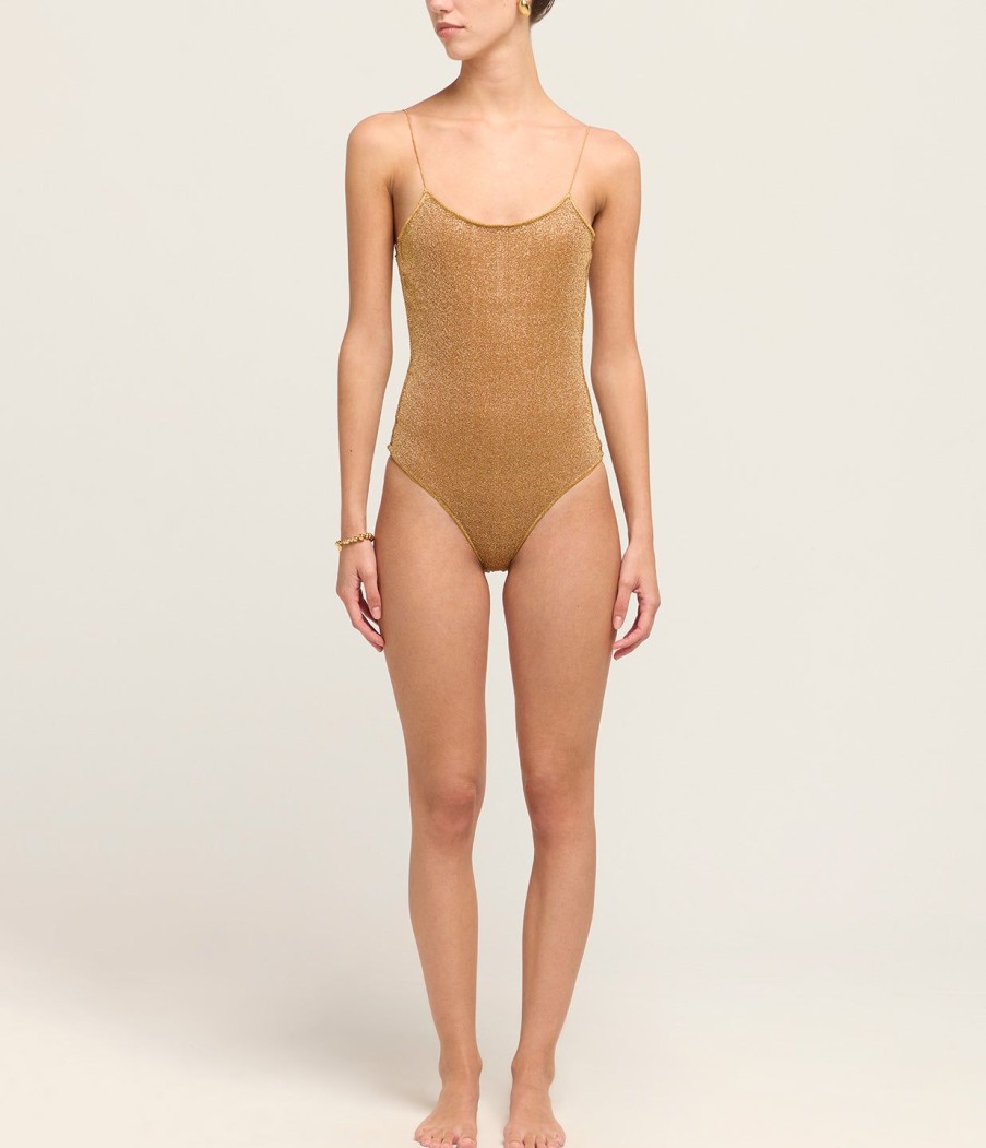 Clothing Oseree | Lumiere One Piece In Toffee