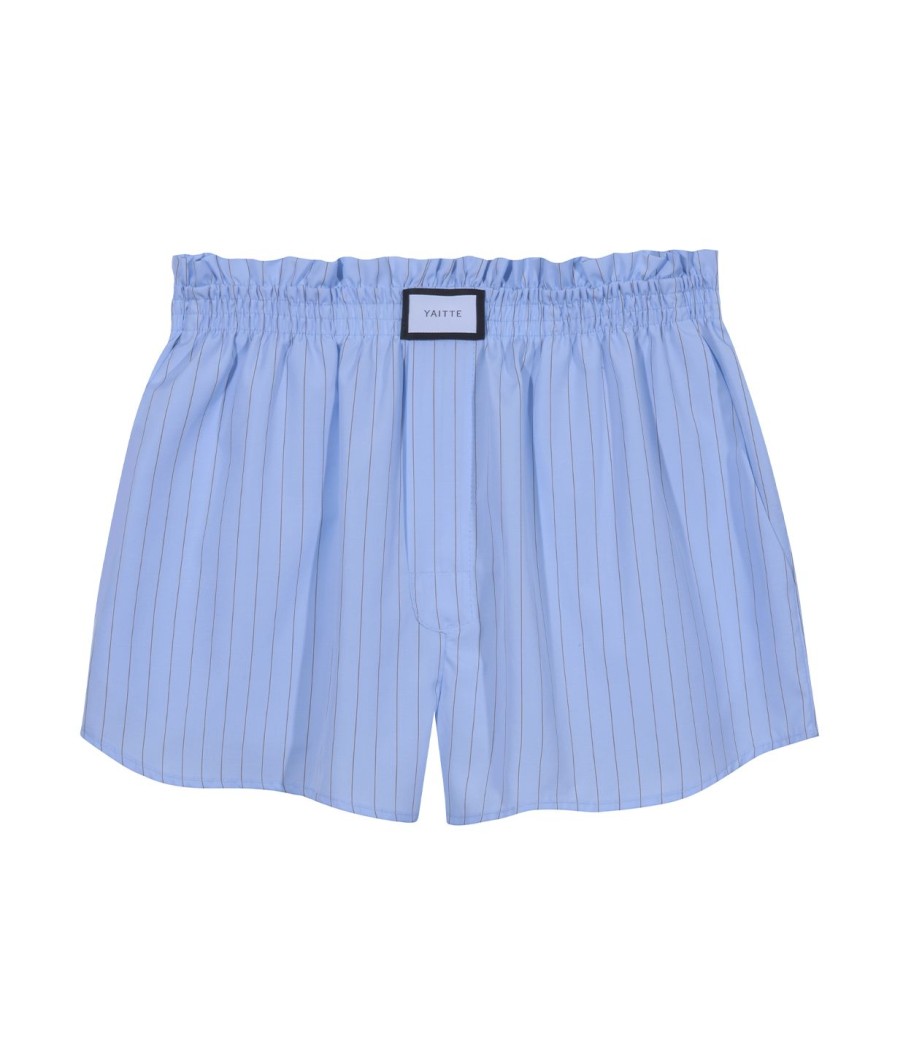 Clothing Yaitte | Palma Short In Baby Blue And Cappuccino