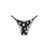 Clothing Zulu & Zephyr | Reversible Curve Tie Brief In Black And Bone Flower