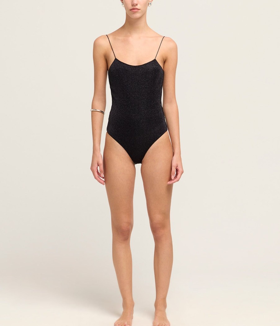 Clothing Oseree | Lumiere One Piece In Black