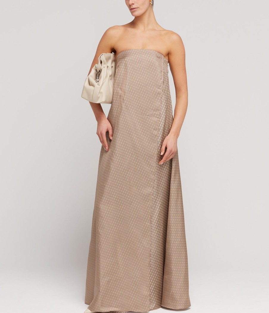 Clothing Esse Studios | Linka Silk Wrap Maxi Dress In Duo Linka