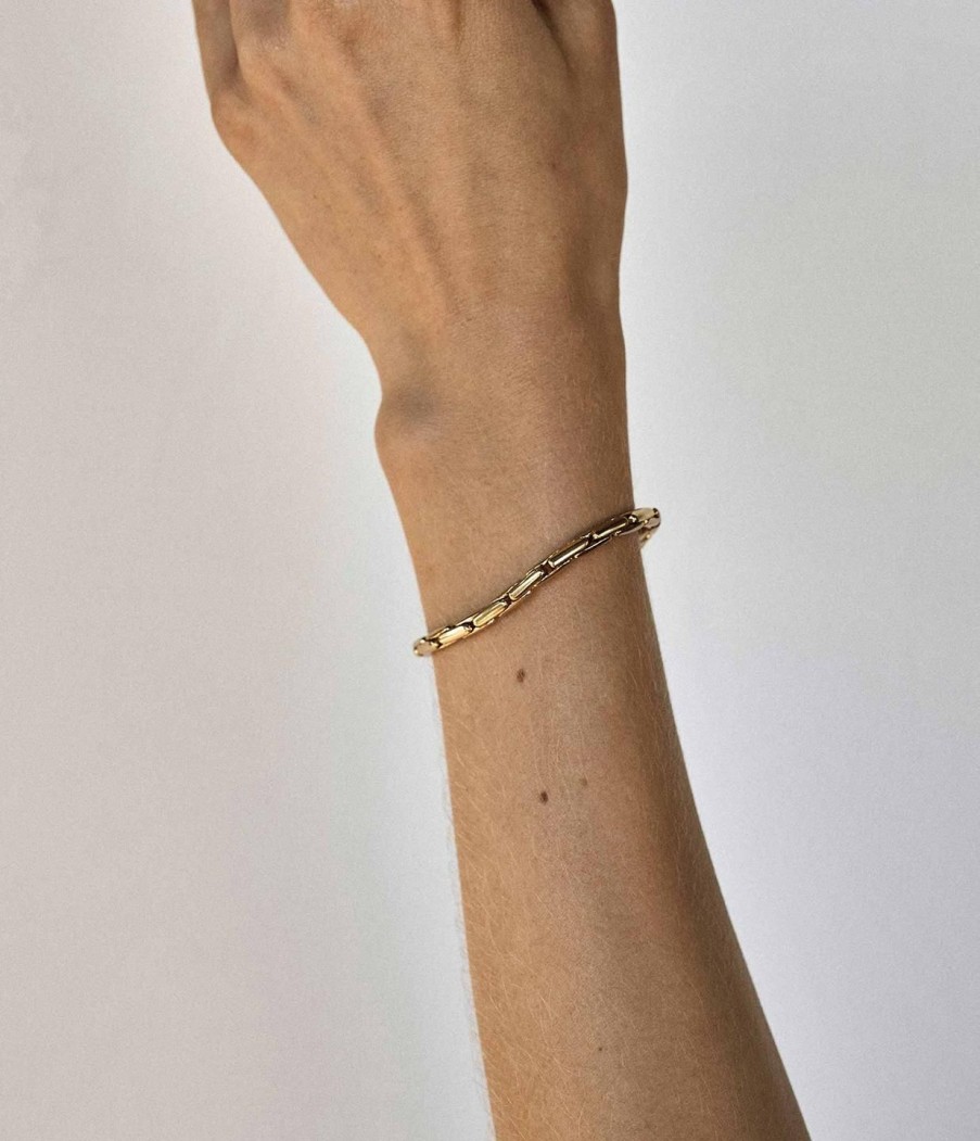 Accessories Rylan | Boston Link Bracelet In Gold