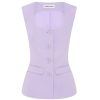 Clothing Anna Quan | Antonella Corset Top In Lilac