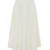 Clothing Theory | Round Tailored Skirt In Ivory