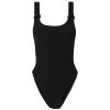 Clothing HUNZA G | Domino Swimsuit In Clean Black