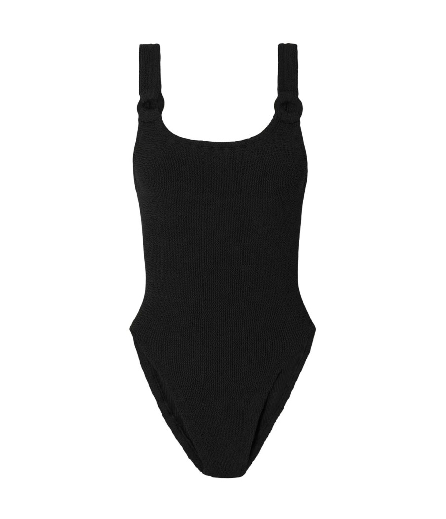 Clothing HUNZA G | Domino Swimsuit In Clean Black