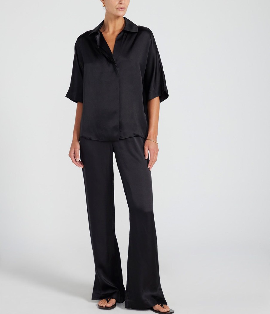 Clothing Anine Bing | Julia Shirt In Black