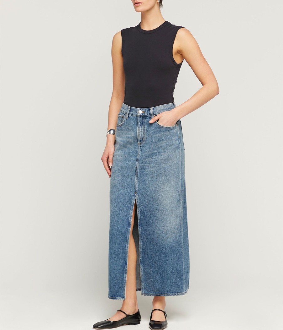 Clothing Agolde | Leif Low Slung Skirt In Swing