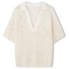 Clothing Zulu & Zephyr | Cotton Crochet Shirt In Milk