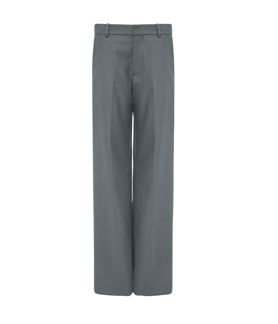 Clothing St Agni | Carter Wool Blend Trousers In Slate