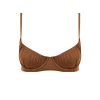 Clothing Peony | Ruched Cup Balconette In Maple