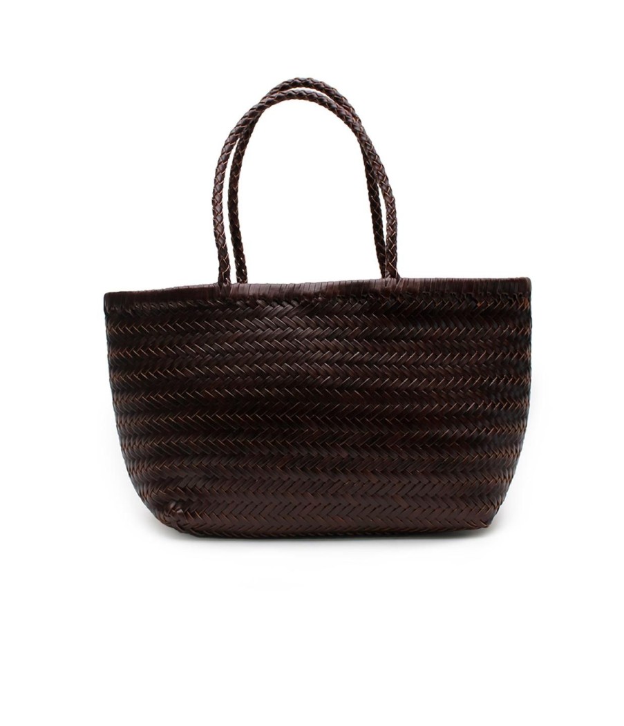 Accessories La Tribe | Amelia Woven Bag In Chocolate