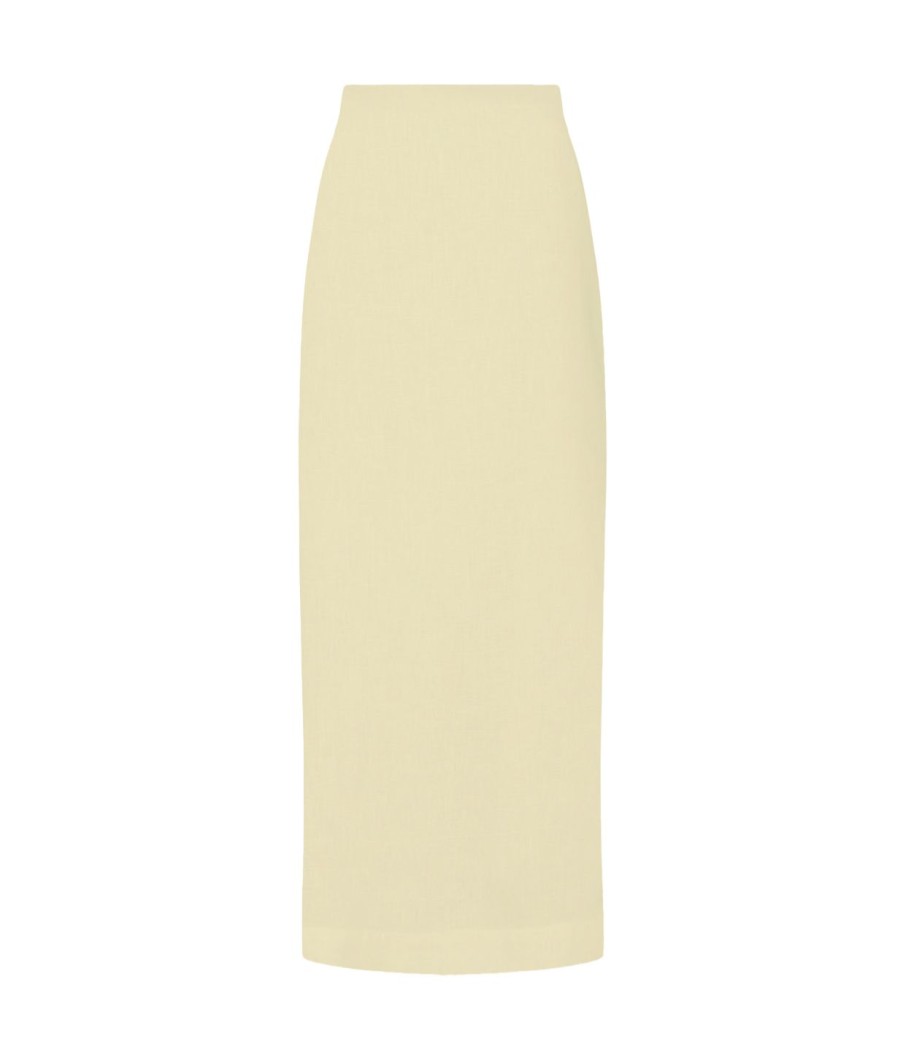 Clothing Posse | Emma Pencil Skirt In Butter