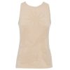 Clothing Albus Lumen | High Neck Knit Singlet In Sand