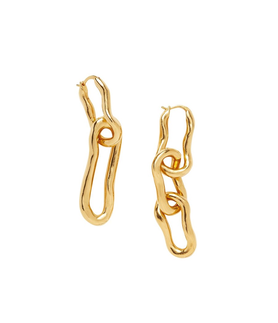 Accessories Missoma | Molten Ovate Mismatch Hoop Earrings