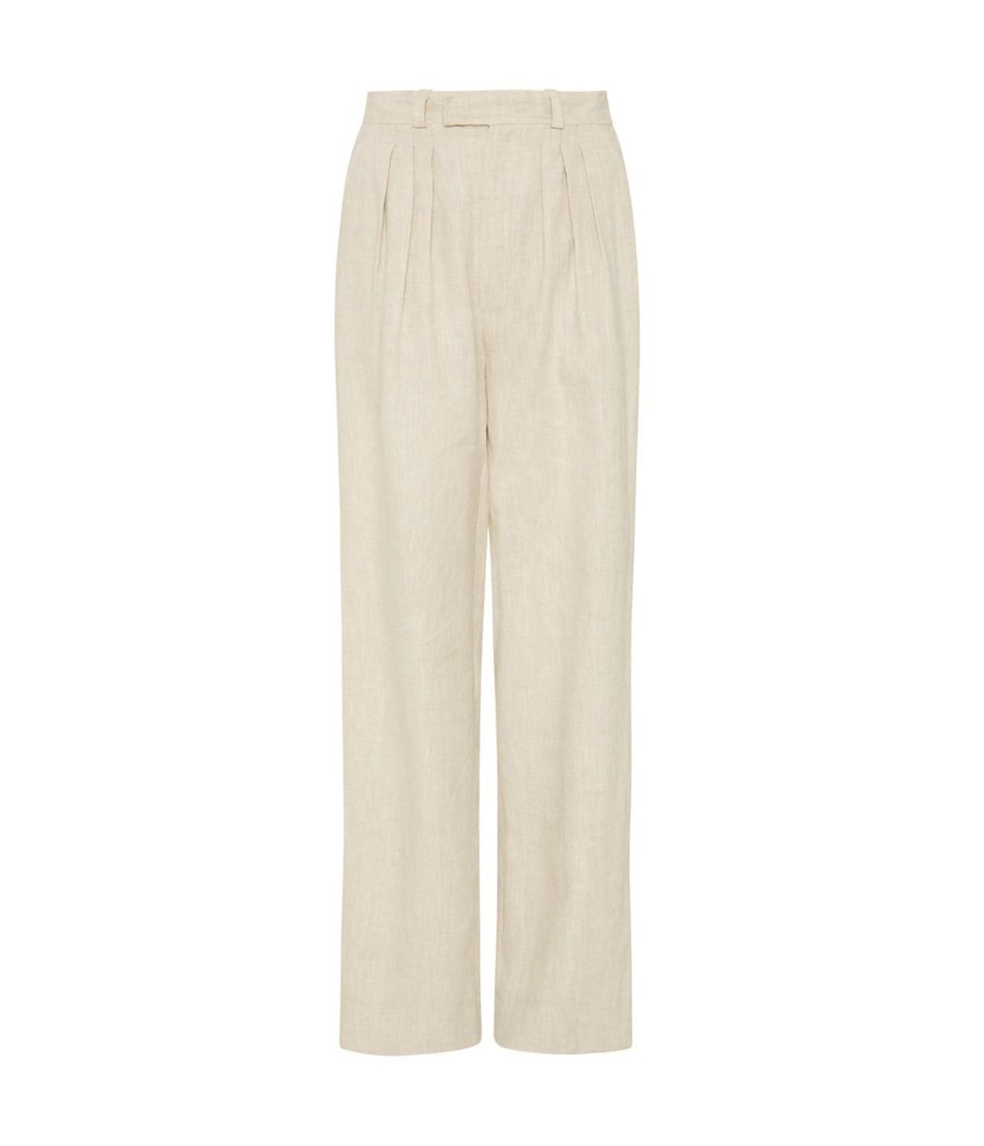 Clothing Posse | Louis Linen Trouser In Natural