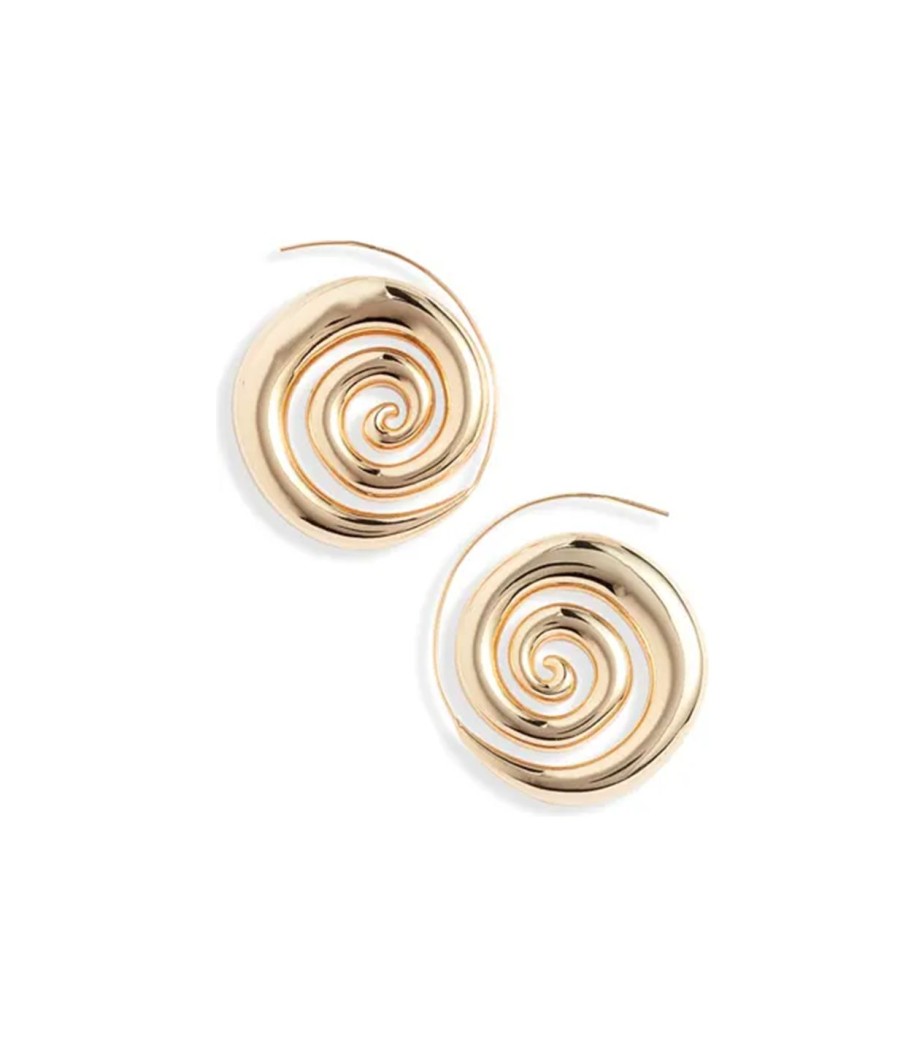 Accessories Cult Gaia | Cassia Earring In Shiny Brass