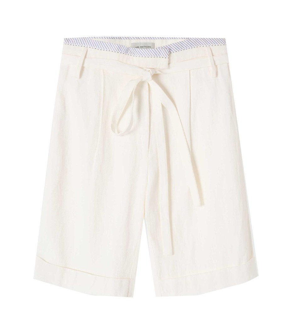 Clothing Lee Mathews | Jasper Short In Natural White