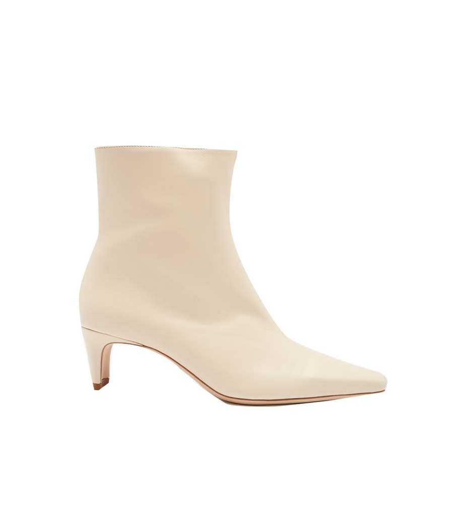 Shoes Staud | Wally Ankle Boot In Cream