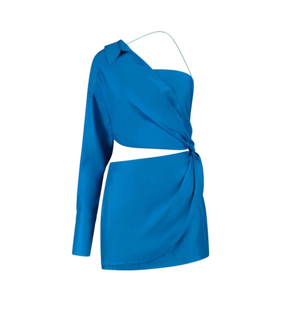 Clothing Gauge81 | Arica Silk Mini Dress In Lapis