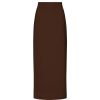 Clothing Posse | Emma Pencil Skirt In Chocolate