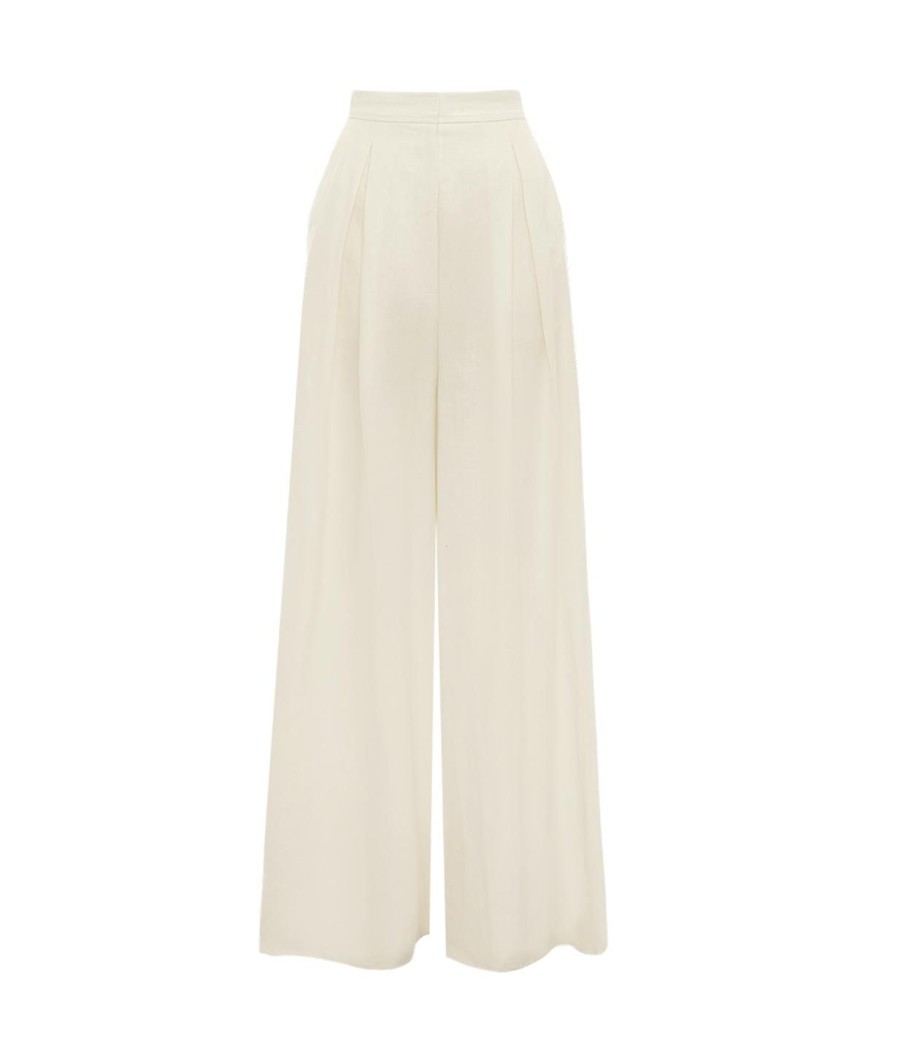 Clothing Peony | Box Pleat Pant In Fleur