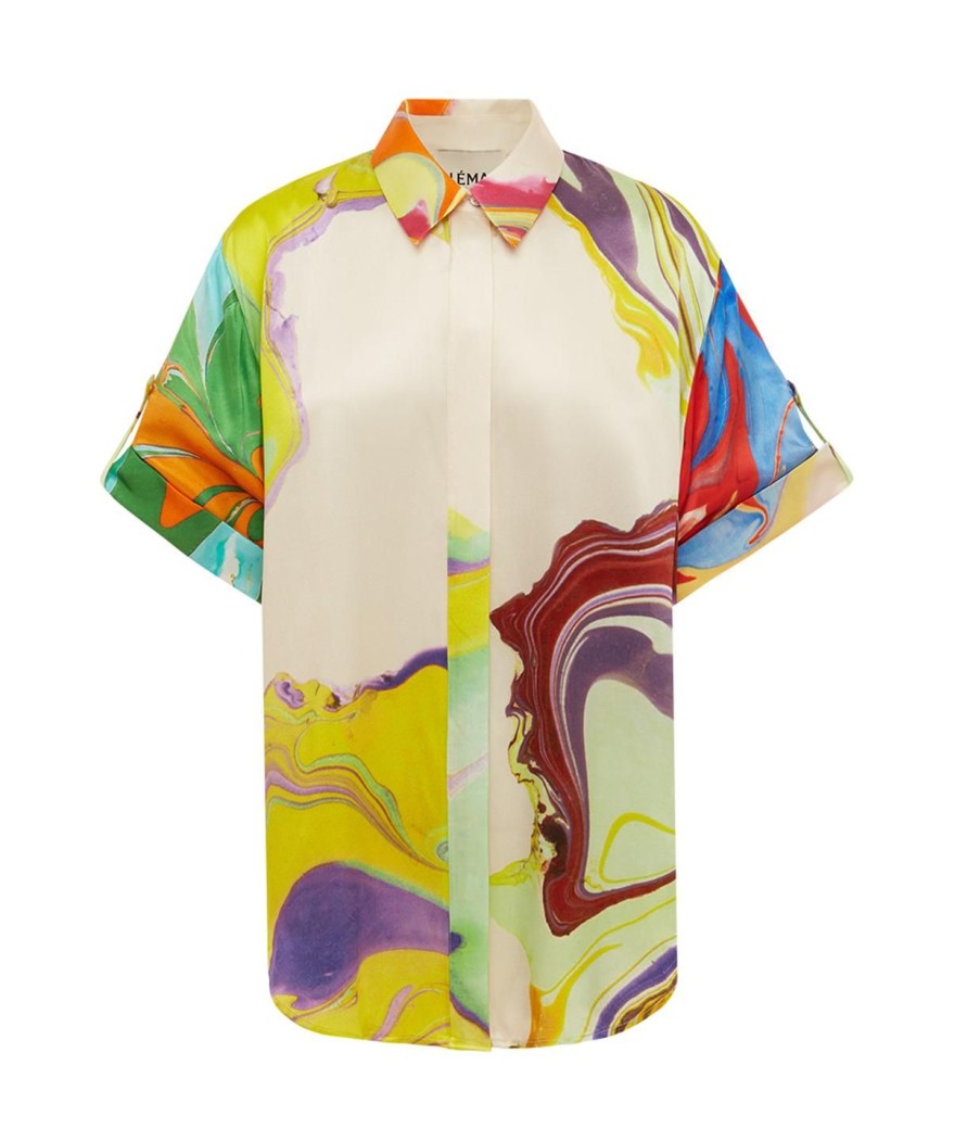 Clothing Alemais | Luca Silk Shirt In Multi