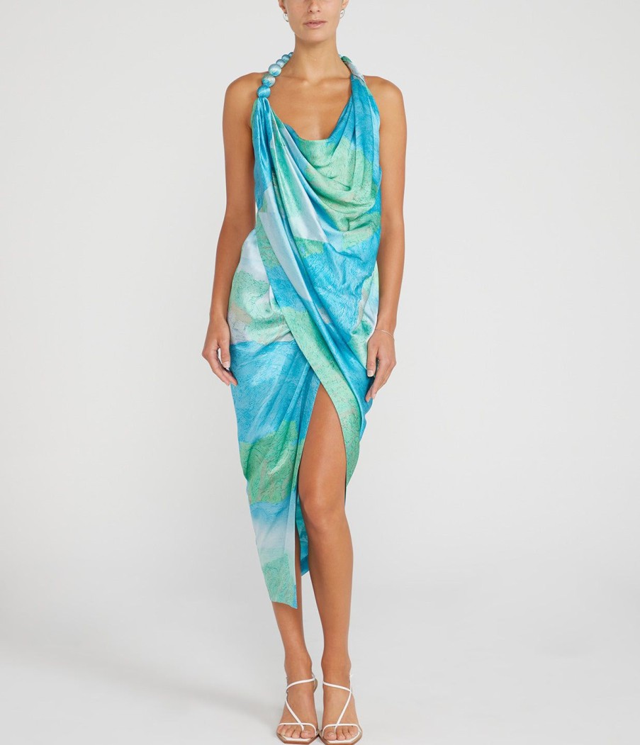 Clothing Cult Gaia | Iluka Sleeveless Dress In Landscape