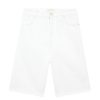 Clothing Loulou Studio | Isu Denim Shorts In Ivory