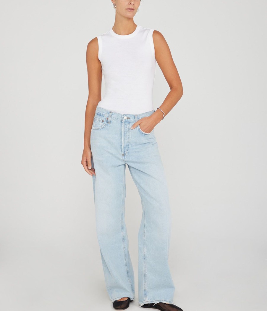 Clothing Agolde | Low Slung Baggy Jean In Fragment