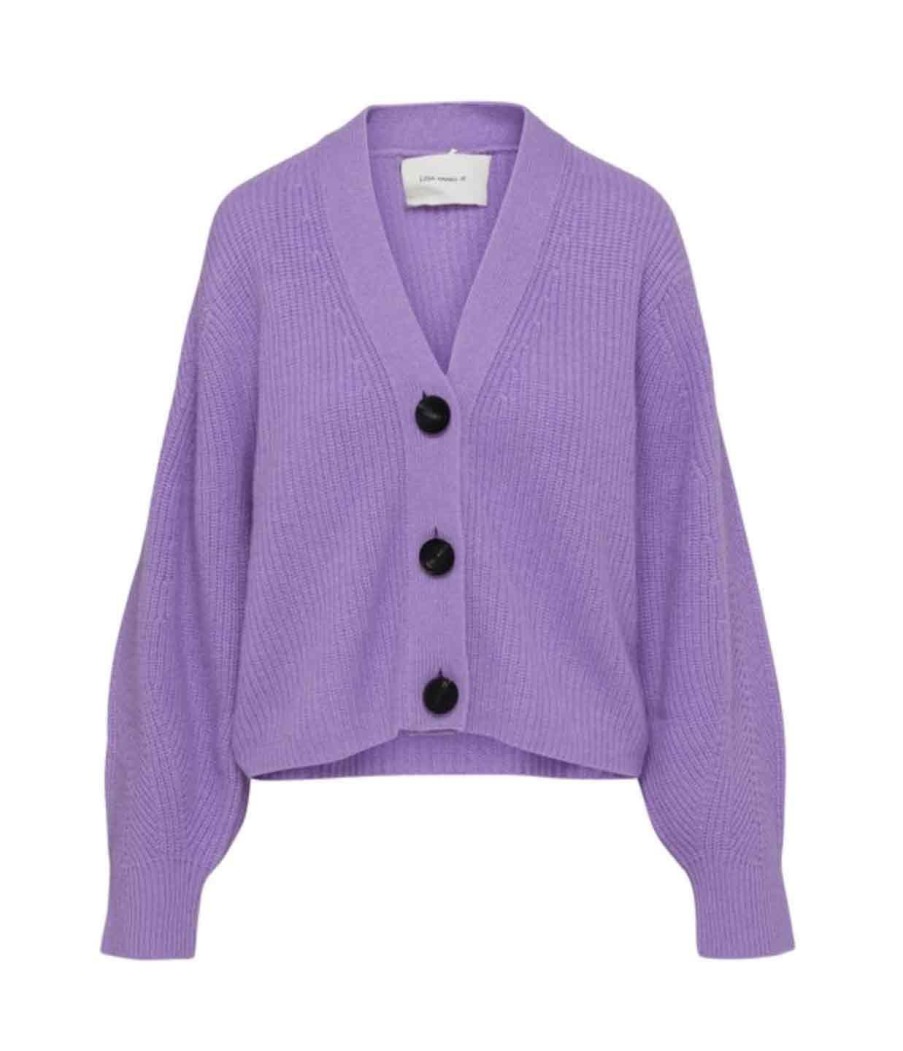 Clothing Lisa Yang | Minna Cashmere Cardigan In Lavender