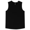 Clothing Theory | Shell Silk Top In Black