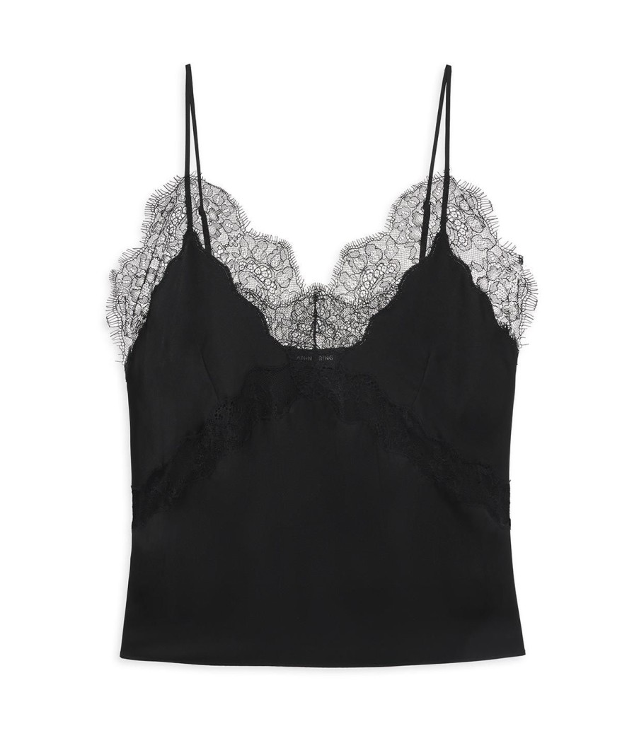 Clothing Anine Bing | Amelie Camisole In Black