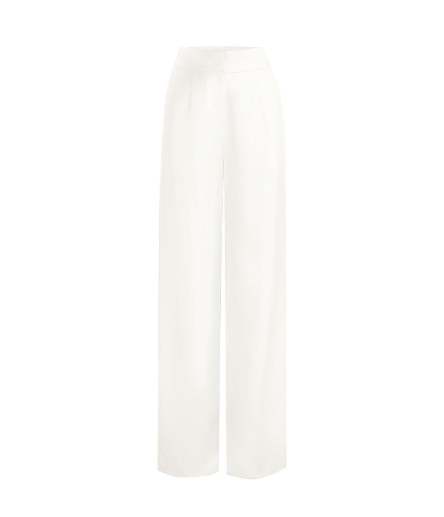 Clothing Leo Lin | Josie Wide Leg Pants In Snow