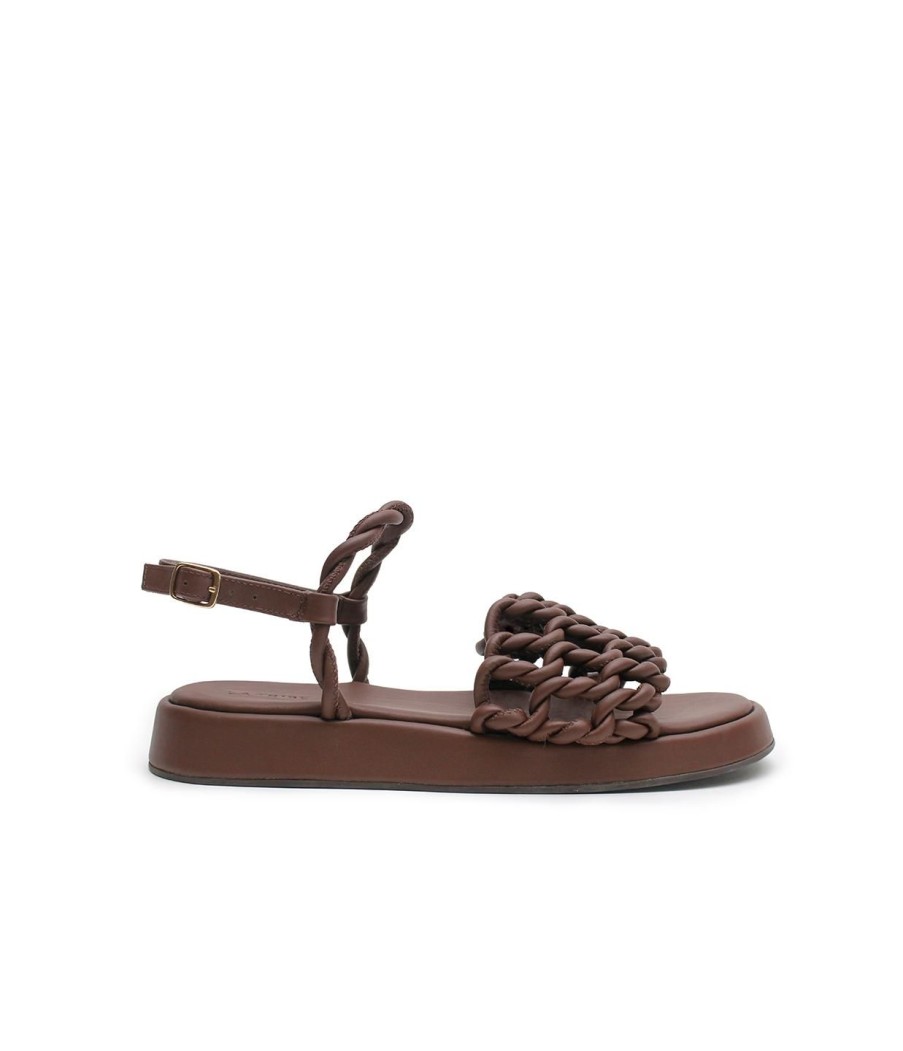 Shoes La Tribe | Loop Sandal In Chocolate