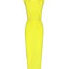 Clothing Bernadette | Kim Taffeta Midi Dress In Yellow