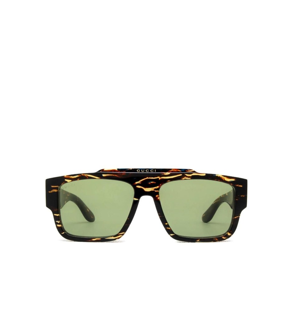 Accessories Gucci | Square Frame Sunglasses In Tortoiseshell